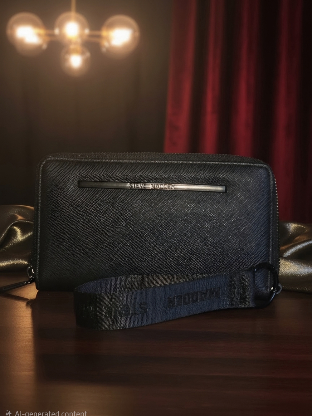 Steve Madden Multifunctional Wristlet Wallet - Black